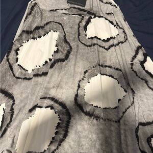 Norma Kamali Black & White Tie-Dye Convertible Dress - Size M/34 | New With Tags